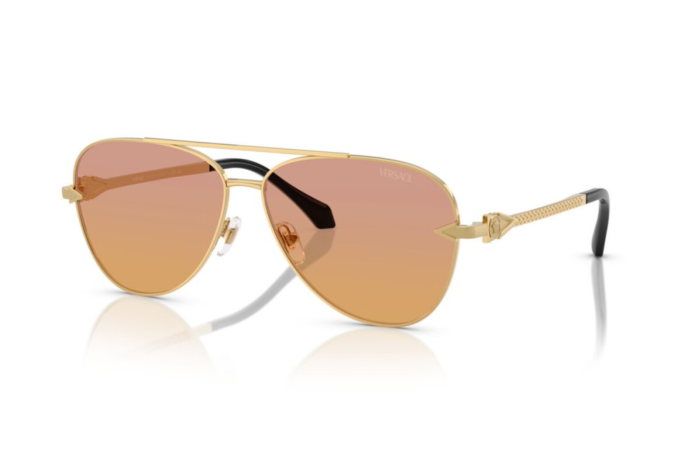 VERSACE VE2283 - ​1002EL - ​61 Napszemüvegek Arany, Fekete Pilóta (Aviator)