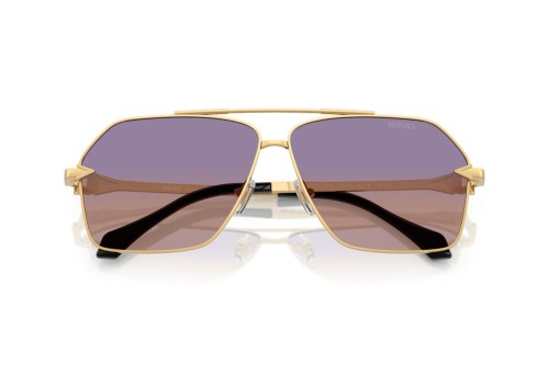 VERSACE VE2284 - ​1002EL - ​63 Napszemüvegek Arany, Fekete Pilóta (Aviator)