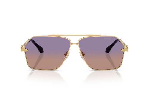 VERSACE VE2284 - ​1002EL - ​63 Napszemüvegek Arany, Fekete Pilóta (Aviator)