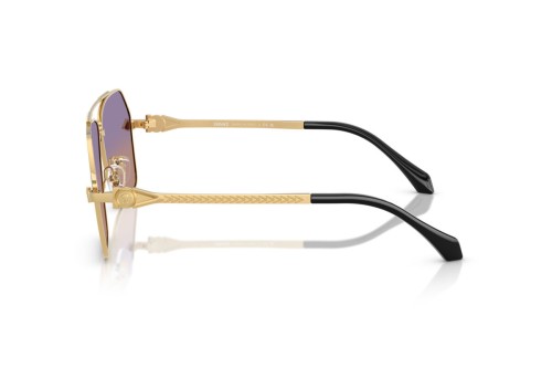 VERSACE VE2284 - ​1002EL - ​63 Napszemüvegek Arany, Fekete Pilóta (Aviator)
