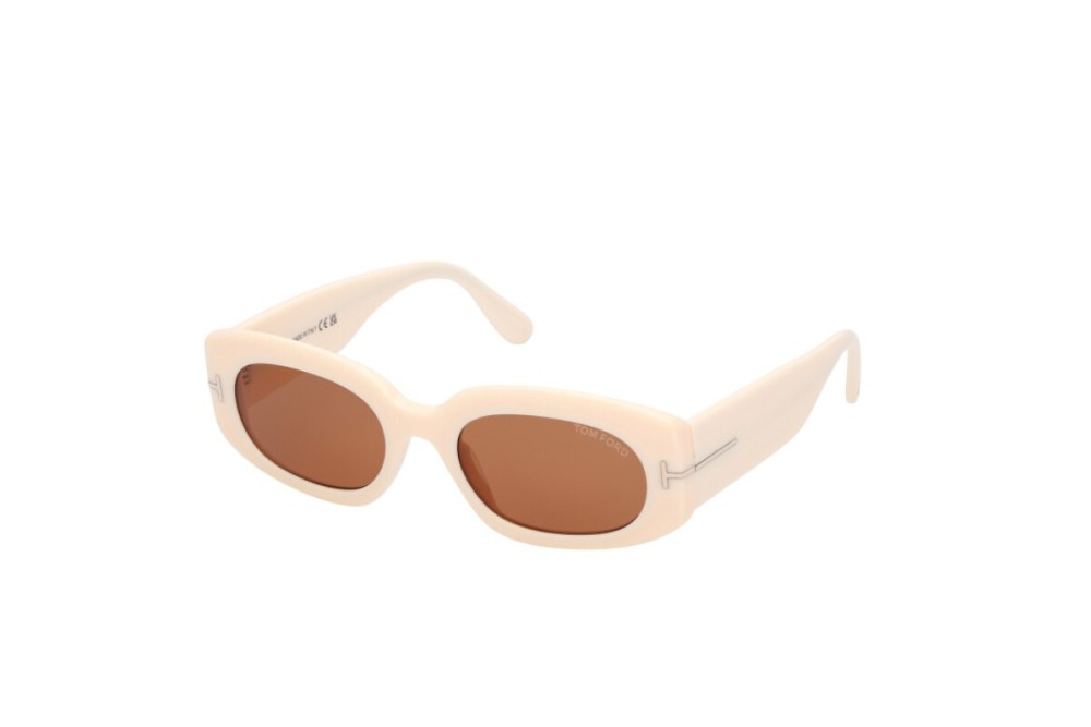 Tom Ford FT1187-F CIELLE - 25E - 54 Napszemüvegek Bézs Ovális