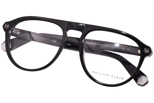 Philipp Plein VPP016 PASSION - 0700 - 54 Optikai keretek Fekete Pilóta (Aviator)