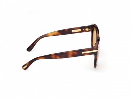 Tom Ford FT1251 ICON COLLECTION - 53E - 57 Napszemüvegek Havanna Pillow (Lekerekített)