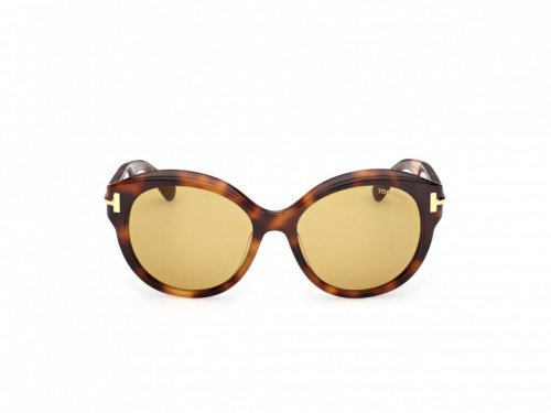 Tom Ford FT1251 ICON COLLECTION - 53E - 57 Napszemüvegek Havanna Pillow (Lekerekített)