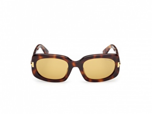 Tom Ford FT1253 ICON COLLECTION - 53E - 54 Napszemüvegek Havanna Szögletes