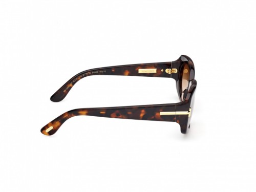 Tom Ford FT1253 ICON COLLECTION - 52F - 54 Napszemüvegek Dark Havanna Szögletes