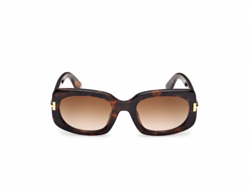 Tom Ford FT1253 ICON COLLECTION - 52F - 54 Napszemüvegek Dark Havanna Szögletes
