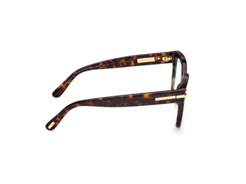 Tom Ford TF6030-B ICON COLLECTION - 052 - 53 - KÉK-IBOLYA FÉNYT SZŰRŐ LENCSÉKKEL Optikai keretek Havanna Szögletes