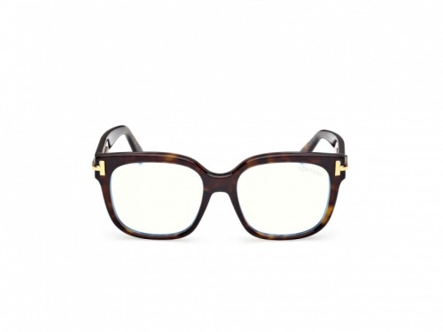Tom Ford TF6030-B ICON COLLECTION - 052 - 53 - KÉK-IBOLYA FÉNYT SZŰRŐ LENCSÉKKEL Optikai keretek Havanna Szögletes