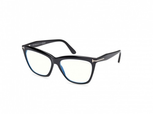 Tom Ford - Optikai keretek - TF6064-B-ECO - 001 - 56 - KÉK-IBOLYA FÉNYT SZŰRŐ LENCSÉKKEL