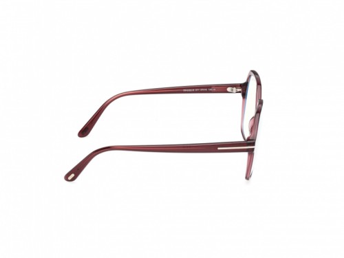 Tom Ford TF6062-B - 071 - 57 - KÉK-IBOLYA FÉNYT SZŰRŐ LENCSÉKKEL Optikai keretek Bordó Szögletes