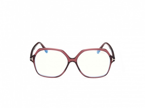 Tom Ford TF6062-B - 071 - 57 - KÉK-IBOLYA FÉNYT SZŰRŐ LENCSÉKKEL Optikai keretek Bordó Szögletes