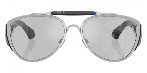 BURBERRY BE3161 - 100569 - 60 Napszemüvegek Ezüst, Fekete, Kék Pilóta (Aviator)