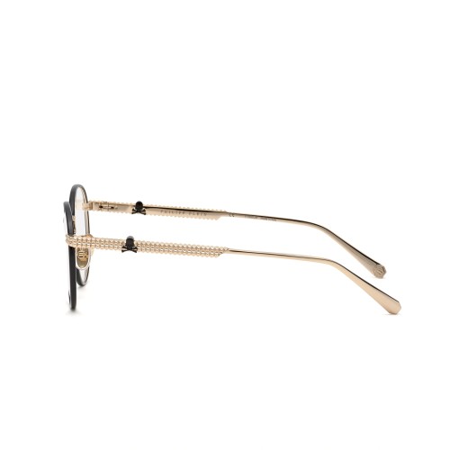 Philipp Plein VPP061V GLAM SUNSET TITANIUM - 0300 - 50 Optikai keretek Fekete, Arany Kerek