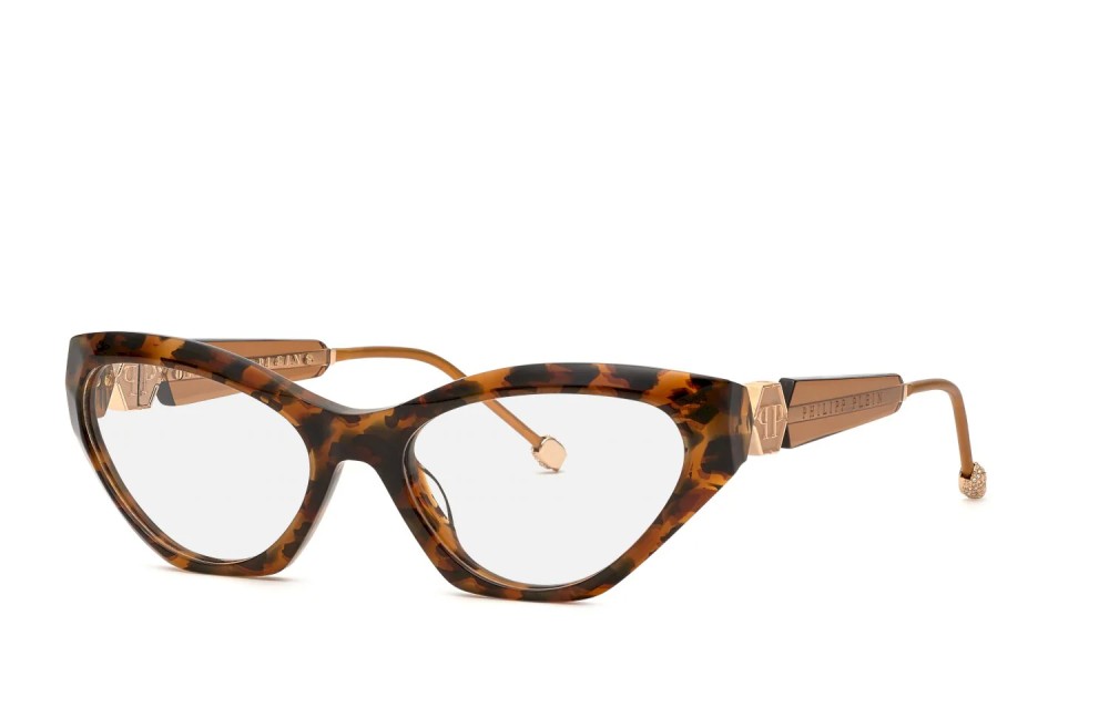 Philipp Plein VPP069S QUEEN - 0LEO - 55 Optikai keretek Havanna Cat Eye (Macskaszem)