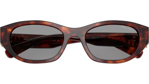 MIU MIU MU A03S - 21C40O - 53 Napszemüvegek Havanna Cat Eye (Macskaszem)