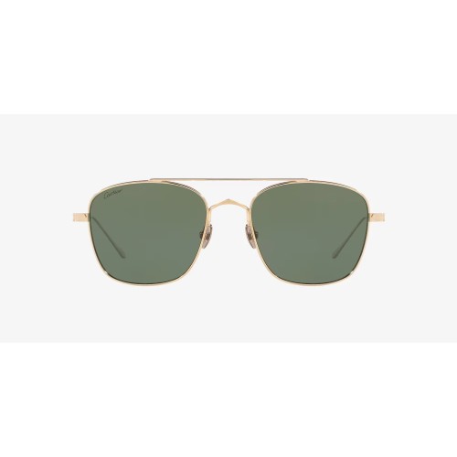 Cartier CT0163S - 006 - 55 Napszemüvegek Arany, Ezüst Pilóta (Aviator)