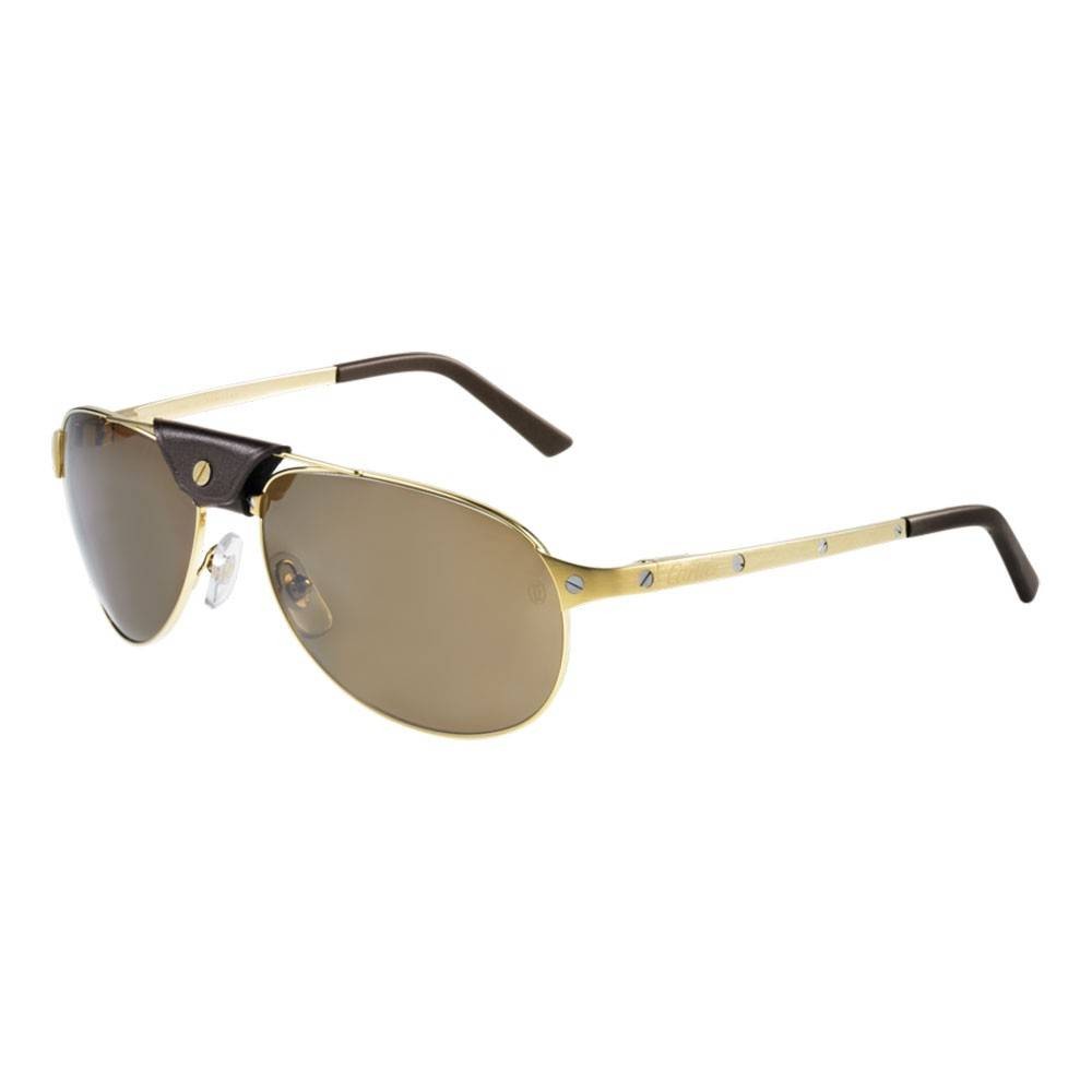 Cartier CT0074S - 001 - 58 Napszemüvegek Arany Pilóta (Aviator)
