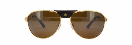 Cartier CT0074S - 001 - 58 Napszemüvegek Arany Pilóta (Aviator)