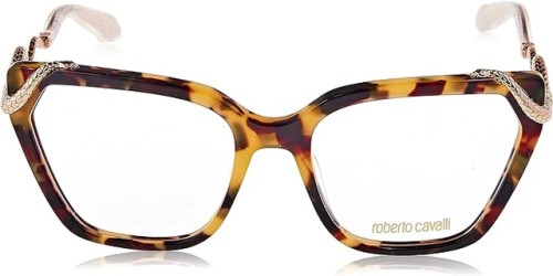 Roberto Cavalli VRC020M - AGGY - 55 Optikai keretek Havanna Cat Eye (Macskaszem)