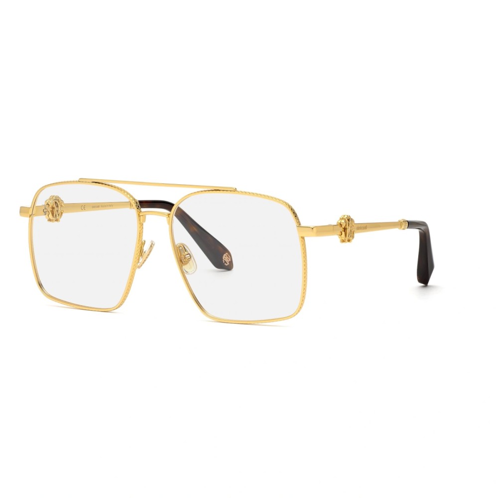 Roberto Cavalli VRC028 - 0400 - 58 Optikai keretek Arany, Havanna Szögletes
