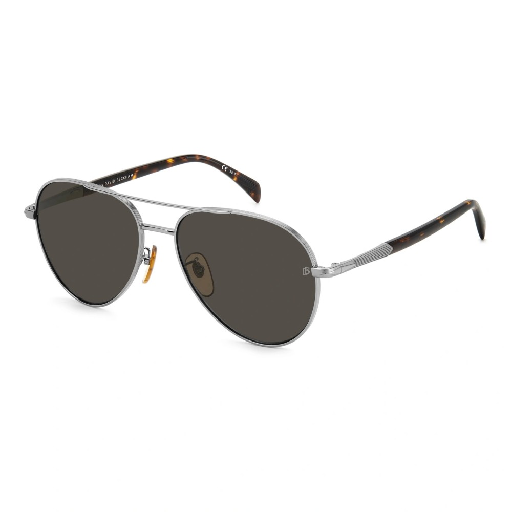 David Beckham DB 1118/G/S - 31Z - 59 Napszemüvegek Ezüst, Havanna Pilóta (Aviator)