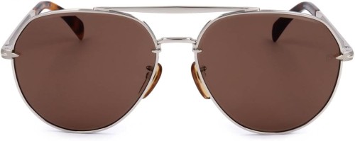 David Beckham DB 7037/G/S - 8JD - 61 Napszemüvegek Ezüst, Havanna Pilóta (Aviator)