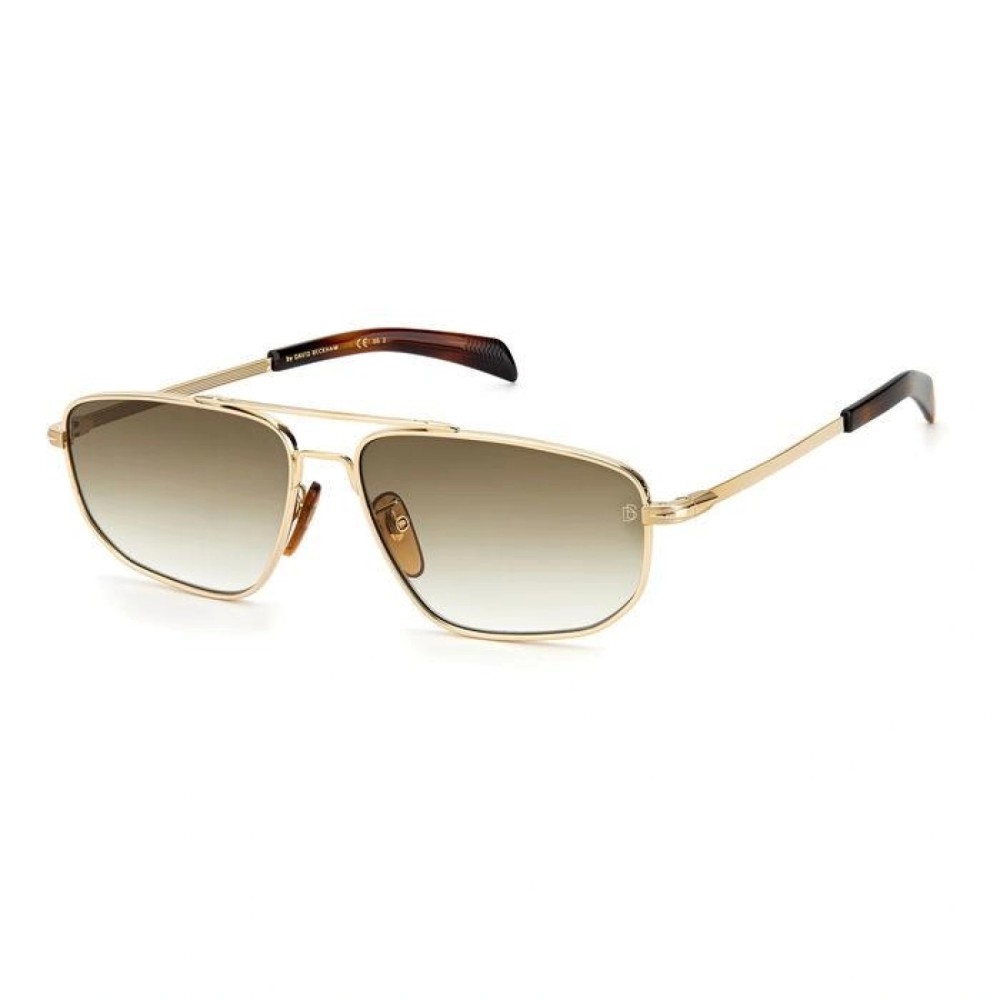 David Beckham DB 7049/G/S - J5G - 59 Napszemüvegek Arany, Havanna Pilóta (Aviator)