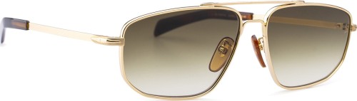David Beckham DB 7049/G/S - J5G - 59 Napszemüvegek Arany, Havanna Pilóta (Aviator)