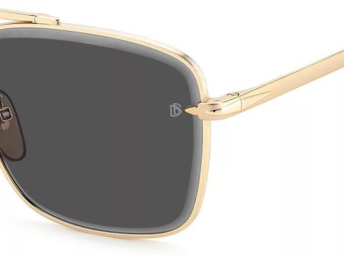 David Beckham DB 7093/G/S - J5GIR - 60 Napszemüvegek Arany, Dark Havanna Pilóta (Aviator)