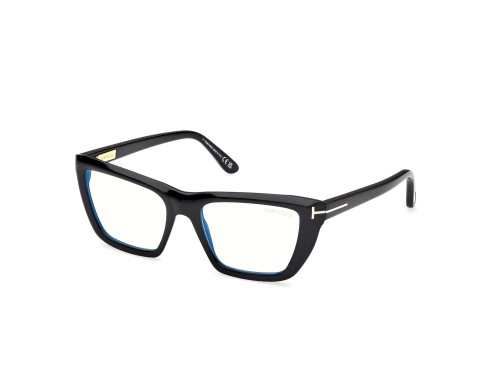 Tom Ford - Optikai keretek - TF6047-B ECO - 001 - 54 - KÉK-IBOLYA FÉNYT SZŰRŐ LENCSÉKKEL