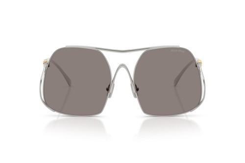 MIU MIU MU A55S - ​1BC80Q - ​57 Napszemüvegek Ezüst Szögletes