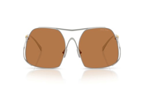 MIU MIU MU A55S - ​1BC90Q - ​57 Napszemüvegek Ezüst Szögletes