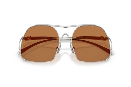 MIU MIU MU A55S - ​1BC90Q - ​57 Napszemüvegek Ezüst Szögletes