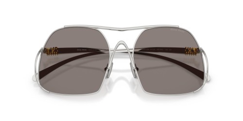 MIU MIU MU A55S - ​1BC80Q - ​57 Napszemüvegek Ezüst Szögletes