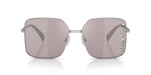 MIU MIU MU 51YS - 1BC03V - 60 Napszemüvegek Ezüst, Havanna Szögletes
