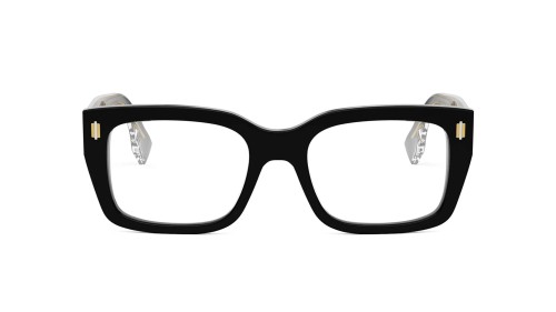Fendi FE50094F - 001 - 52 Optikai keretek Fekete Szögletes